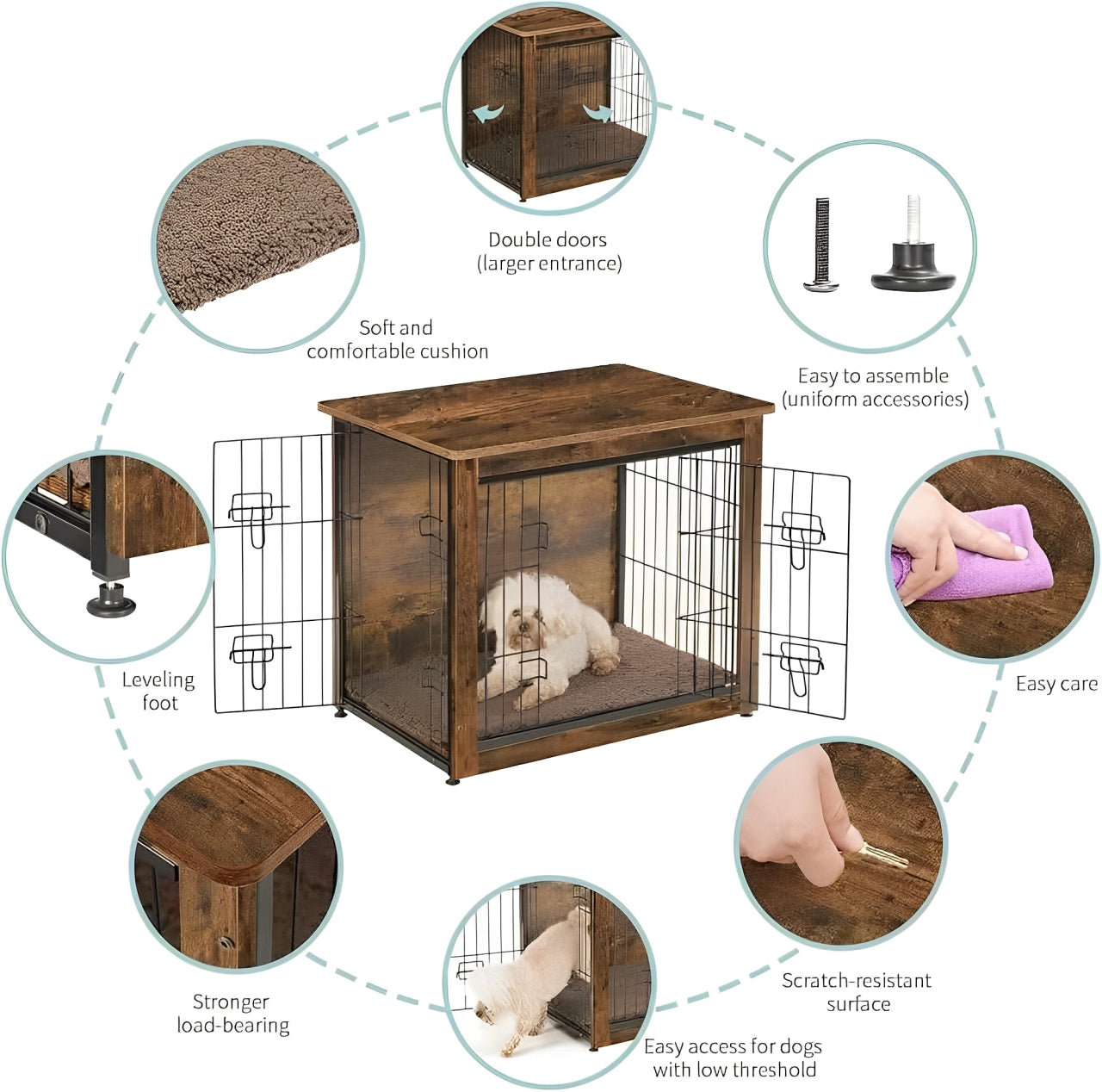 Mueble Canil Para Mascotas Pequeñas