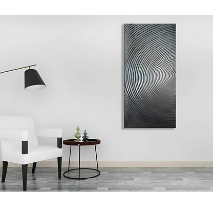 Óleo Sobre Lienzo con Relieve Vertical