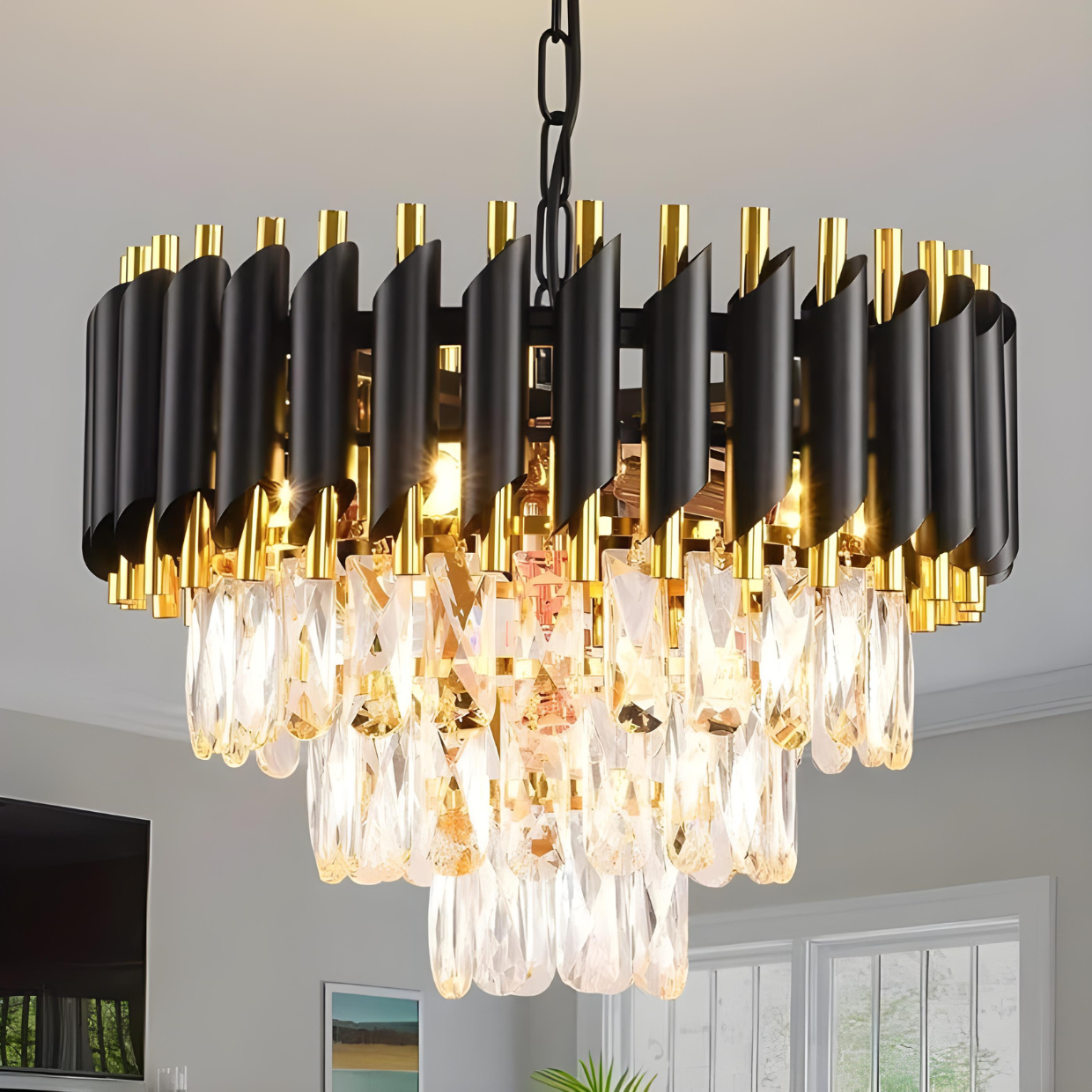 Lámpara Colgante Anais Chandelier Crystal
