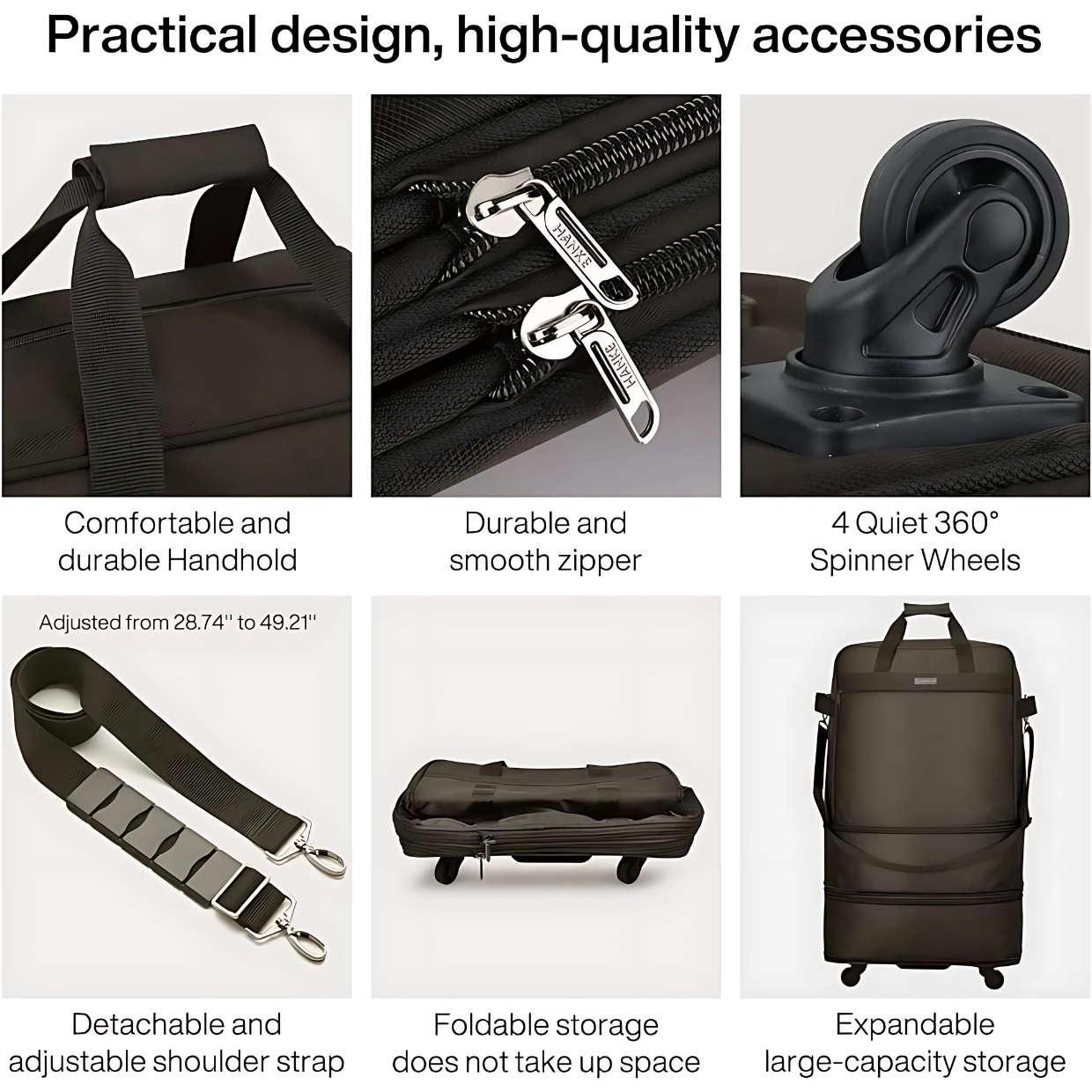 Bolso de Equipaje Expandible Hanke